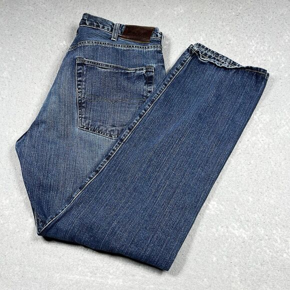 Polo Ralph Lauren Jeans Mens Size 38 Blue 300 Cortlandt Straight Leg Denim - Picture 1 of 14